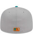 Фото #5 товара Men's Gray, Teal Pittsburgh Pirates 59FIFTY Fitted Hat