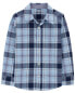 Kid 2-Piece Plaid Button-Front Shirt & Chino Pants Set 4