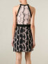 Фото #3 товара 3.1 Phillip Lim Black Pink Cut-in Tank Sleeveless Design Mini Dress Size 6