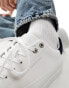 Barbour International Cram leather trainers in white