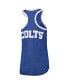 Фото #2 товара Women's Heather Royal Indianapolis Colts Tater Tank Top