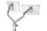 Фото #2 товара Кронштейн Kensington SmartFit® One-Touch Height Adjustable Dual Monitor Arm Silver