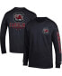 ფოტო #1 პროდუქტის Men's Black South Carolina Gamecocks Team Stack 3-Hit Long Sleeve T-shirt