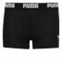 Фото #2 товара Плавательные шорты для мальчиков PUMA Swim Logo Чёрные