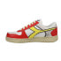 Фото #3 товара Diadora Magic Basket Low Icona Lace Up Mens Red, White Sneakers Casual Shoes 17