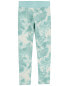 Kid Tie Dye Ribbed Leggings - Blue 4