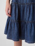 Фото #4 товара Kids Tiered Denim Midi Skirt