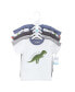 Фото #8 товара Baby Boys Short Sleeve T-Shirts, Dinosaur