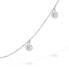 Фото #3 товара Original steel necklace with Coins pendants TJ-0447-N-45