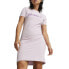 Фото #1 товара Puma Essentials Blossom Short Sleeve T-Shirt Dress Womens Purple Casual 67967460