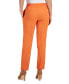 Фото #5 товара Women's Stretch-Crepe Straight-Leg Pants