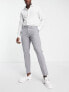 New Look skinny pinstripe smart trousers in grey