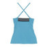 Фото #2 товара Nike 264142 Women's Cross-Back Tankini Top Swimwear Blue Size Small