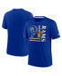 ფოტო #2 პროდუქტის Men's Royal Los Angeles Rams Wordmark Logo Tri-Blend T-shirt