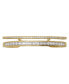 ფოტო #1 პროდუქტის Cubic Zirconia Double Row Bangle Bracelet