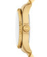 Фото #2 товара Women's Lexington Three-Hand Gold-Tone Stainless Steel Watch 38mm