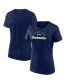 ფოტო #1 პროდუქტის Women's College Navy Seattle Seahawks Primary Component T-shirt