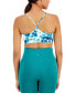 Фото #2 товара Women's Printed Low-Impact Sports Bra, Created for Macy's