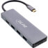 Фото #2 товара InLine USB 3.2 Type-C Multi Hub (3x USB-A + USB-C - card reader - HDMI - OTG