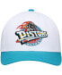 ფოტო #3 პროდუქტის Men's White, Teal Detroit Pistons Hardwood Classics Core 2-Tone 2.0 Pro Snapback Hat