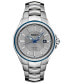 ფოტო #1 პროდუქტის Men's Coutura Solar Gray Stainless Steel Bracelet Watch 42.5mm