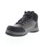 Фото #7 товара Skechers Mccoll Composite Toe 108004 Womens Gray Nubuck Lace Up Work Boots