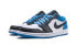 Фото #5 товара Кроссовки Nike Air Jordan 1 Low Laser Blue (Белый, Черный)