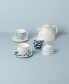 Фото #2 товара Blue Bay Porcelain 9 Pc. Tea Set with gold tone accent
