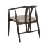 Dining Chair Black Beige 56,5 x 57 x 76 cm