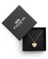 Фото #1 товара COACH red Enamel Signature Heart Locket Boxed Necklace