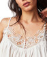 Фото #3 товара Women's Kayla Lace Trim Sleeveless Cotton Top