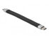 Фото #1 товара Delock 86941, 0.13 m, Lightning, USB C, Male, Male, Black, Silver