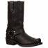 Фото #3 товара Durango Black Harness Pull On Mens Black Casual Boots DB510