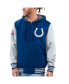 ფოტო #1 პროდუქტის Men's Royal, Gray Indianapolis Colts Commemorative Reversible Full-Zip Jacket