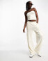 Фото #1 товара Vero Moda – Cargohose aus Jersey in Creme, Kombiteil