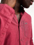 Фото #5 товара Hollister icon logo long sleeve shirt in red