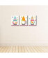 Фото #2 товара Easter Gnomes - Spring Bunny Wall Art Room Decor - 7.5 x 10 inches - 3 Prints