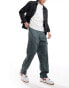 Фото #1 товара Calvin Klein Jeans straight cargo trousers in charcoal grey