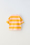 Striped embroidered t-shirt