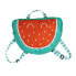 EUREKAKIDS Children´s fabric backpack with back net and watermelon shape