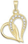 Фото #1 товара Gold pendant with crystals 249 001 00472