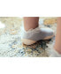Фото #9 товара Baby Girls First Walk Sock Shoes Lace trim - Tull Trim Beige