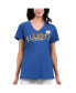 Фото #1 товара Women's Royal Chase Elliott Key Move V-Neck T-Shirt