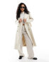 Фото #2 товара & Other Stories relaxed belted trench coat in beige