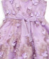 ფოტო #3 პროდუქტის Big Girls Sleeveless Party Dress with Floral Embroidery