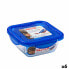 Герметичная коробочка для завтрака Pyrex Cook & Go 16,7 x 16,7 x 7 cm Синий 850 ml Cтекло (6 штук)