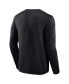 ფოტო #4 პროდუქტის Men's Black Colorado Buffaloes Double Time 2-Hit Long Sleeve T-shirt