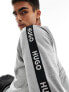 Фото #5 товара Hugo Bodywear sporty logo sweatshirt in grey