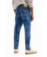 ფოტო #4 პროდუქტის Men's Laser print carrot jeans