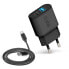 Фото #2 товара SBS USB travel charging kit with Type-C cable - Indoor - AC - USB - 5 V - 1 m - Black